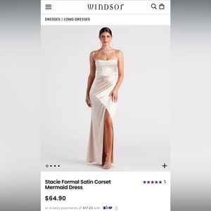 Gold Prom Dress